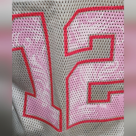 NWOT Reebok NFL pink ribbon GB  Packers jersey size M Rodgers 12 - Picture 7 of 11